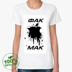 Женская футболка органик