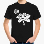 Детская классическая футболка Flowey Evil