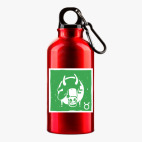 Металлическая бутылка 400 мл UV-DTF