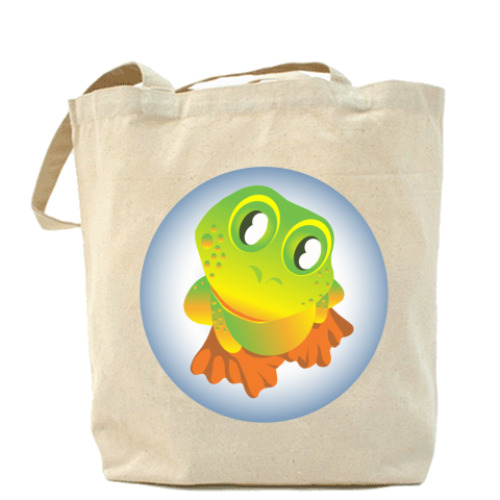 Сумка шоппер лягушка