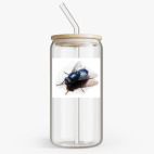 Банка с бамбуковой крышкой