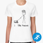 Женская спортивная футболка