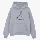 Толстовка худи оверсайз