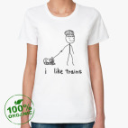 Женская футболка органик