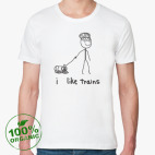 Мужская футболка органик