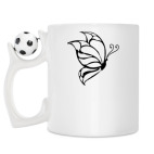 Кружка с футбольным мячиком