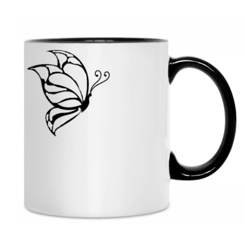 Кружка с принтом Бабочка