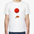 Классическая футболка Летящий коте