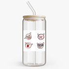 Банка с бамбуковой крышкой