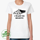 Женская футболка органик