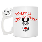 Кружка с футбольным мячиком