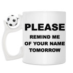 Кружка с футбольным мячиком