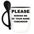 Кружка с ложкой