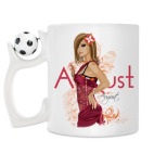 Кружка с футбольным мячиком