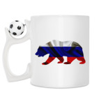 Кружка с футбольным мячиком