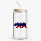 Банка с бамбуковой крышкой