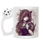 Кружка с футбольным мячиком