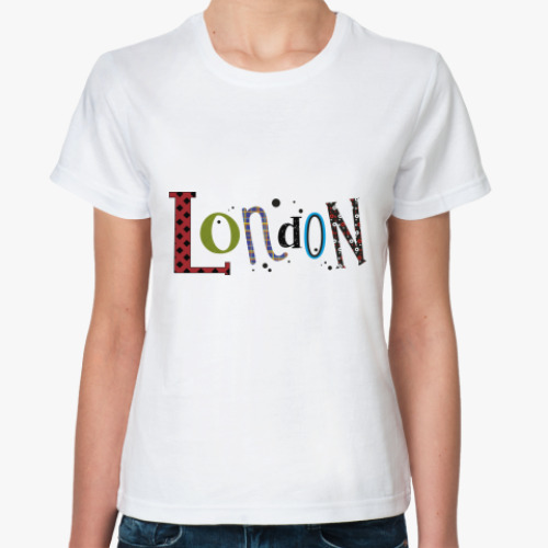 Классическая футболка 'Лондон'