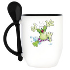 Кружка с ложкой