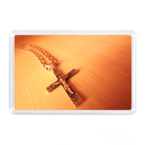 Магнит с принтом Крестик