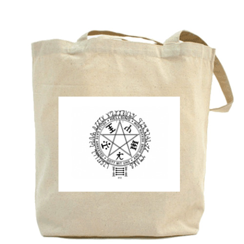 Сумка шоппер с принтом hellsing