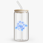 Банка с бамбуковой крышкой