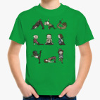 Детская классическая футболка The Walking Dead Йога