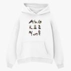 Толстовка худи оверсайз