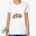 Женская футболка органик
