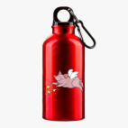 Металлическая бутылка 400 мл UV-DTF