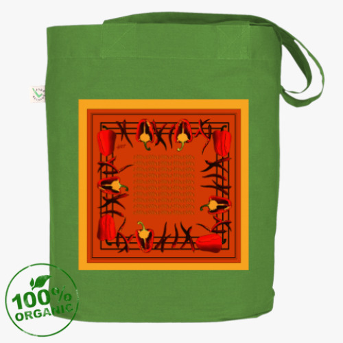 Сумка шоппер с принтом явление перцев