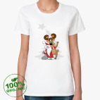 Женская футболка органик