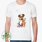 Мужская футболка органик