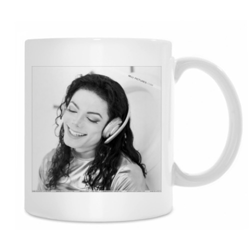 Кружка с принтом Майкл.