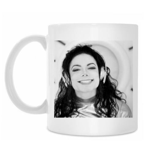 Кружка с принтом Майкл.