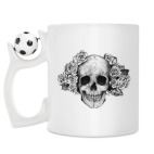 Кружка с футбольным мячиком