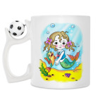 Кружка с футбольным мячиком