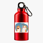 Металлическая бутылка 400 мл UV-DTF