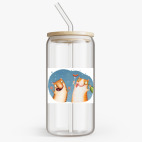 Банка с бамбуковой крышкой