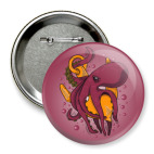 Морское чудовище осьминог обвивший якорь под водой