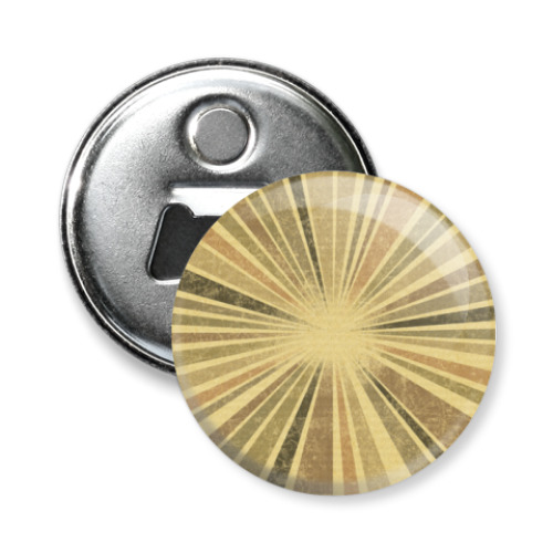 Магнит-открывашка с принтом цветные полоски