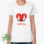 Женская футболка органик