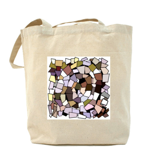 Сумка шоппер с принтом Мозаика