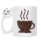 Кружка с футбольным мячиком