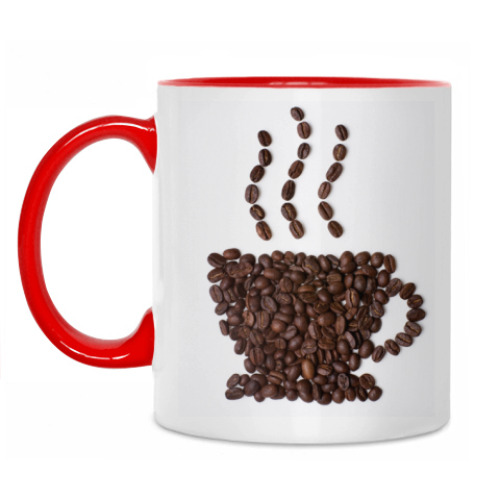 Кружка с принтом Кофе