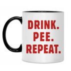 Кружка двухцветная