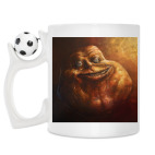 Кружка с футбольным мячиком