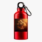 Металлическая бутылка 400 мл UV-DTF