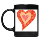 Кружка цветная UV-DTF