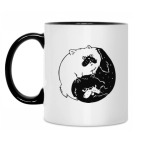 Кружка двухцветная